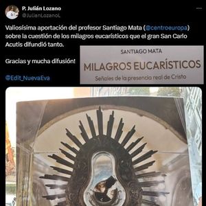 Recomendación de "Milagros Eucarísticos"